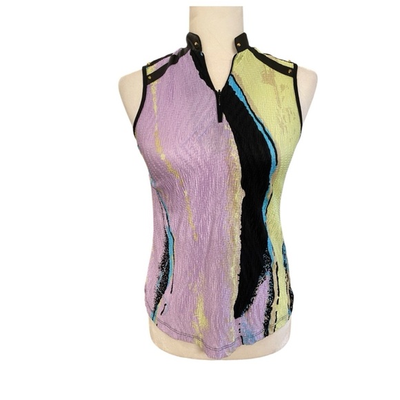 Jamie Sadock Womens Tennis Pickleball Golf Athletic Top - Picture 1 of 7